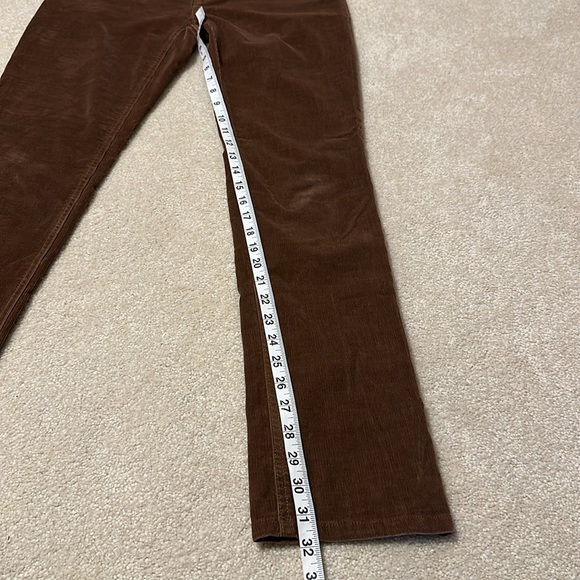 J Jill slim leg authentic fit brown corduroys size 4 - Picture 6 of 10